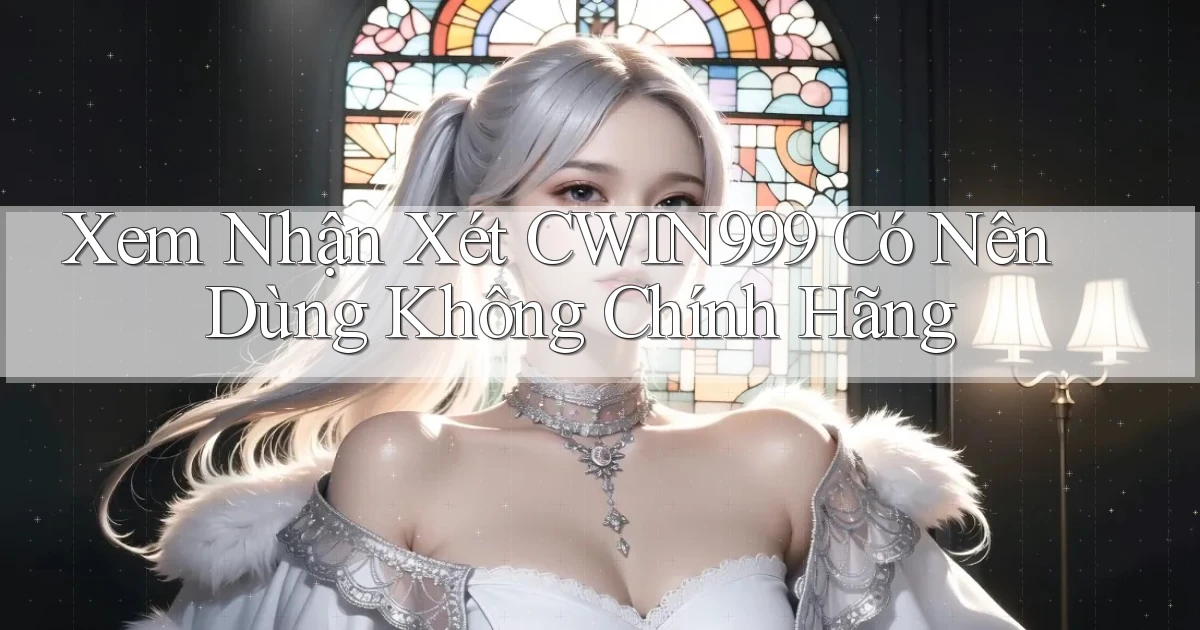 xem nhận xét cwin999 có nên dùng không chính hãng